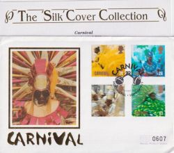 1998-08-25 Notting Hill Carnival London Silk FDC (88615)