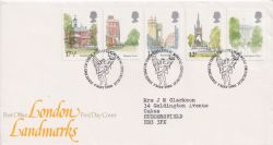 1980-05-07 London Landmarks Stamps Bureau FDC (88654)