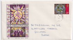 1971-10-13 Christmas Stamp Guildford cds FDC (88685)