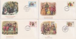 1978-11-22 Christmas Stamps x5 Fleetwood FDC (88695)