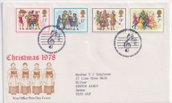1978-11-22 Christmas Stamps Bethlehem FDC (88732)
