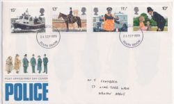 1979-09-26 Police Stamps Devon FDC (88737)