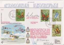 1981-05-13 Butterflies Stamps RAF Lepidoptera RFDC3 (88790)
