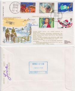 1981-11-18 RFDC8 Christmas Stamps Bethlehem FDC (88795)