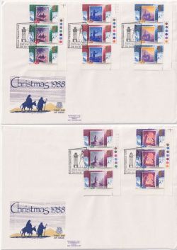 1988-11-15 Christmas T/L Stamps Postling FDC (88815)