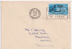 1963-12-03 Compac Stamp Bureau Slogan FDC (88828)