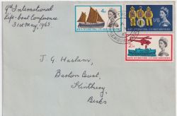 1963-05-31 Lifeboat Stamps Kintbury cds FDC (88831)