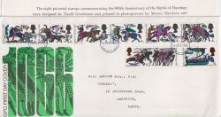 1966-10-14 Battle of Hastings Stamps Cardiff FDC (88852)