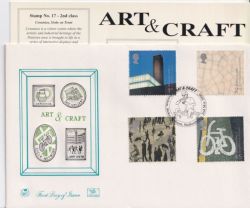 2000-05-02 Art and Craft Stamps Burslem Stoke FDC (88858)