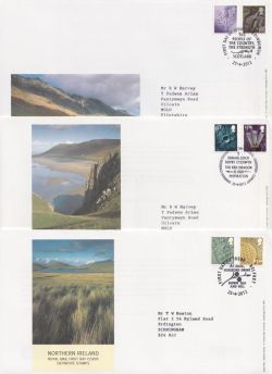 2012-04-25 Regional Definitive Stamps x3 FDC (88897)