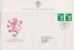 1986-01-07 Scotland Definitive Stamps Edinburgh FDC (88923)