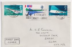 1969-03-03 Concorde Stamps NCH Slogan FDC (88934)