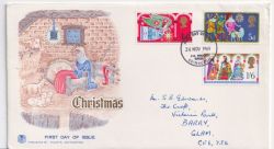 1969-11-26 Christmas Stamps Bureau FDC (88971)