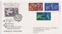 1961-09-18 CEPT Europa Stamps Southampton FDC (88973)
