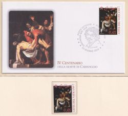 2010-06-22 Vatican City Caravaggio FDC +MNH (88998)