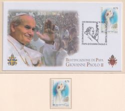 2011-04-12 Vatican City Pope John Paul II MNH + FDC (89025)