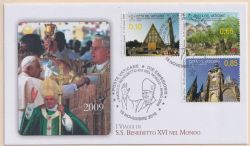 2010-11-15 Vatican City Pope Benedict XVI FDC (89036)