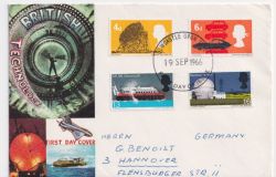 1966-09-19 British Technology Stamps Newcastle FDC (89060)