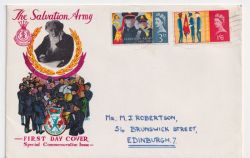 1965-08-09 Salvation Army PHOS Glasgow FDC (89086)