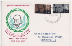 1965-07-08 Churchill Stamps Edinburgh FDC (89088)
