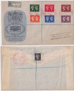 1940-05-06 KGVI Centenary Stamps London FDC (89114)