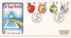 1987-03-24 Isaac Newton Stamps Greenwich FDC (89146)