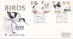1989-01-17 Birds Stamps Lundy Island FDC (89154)