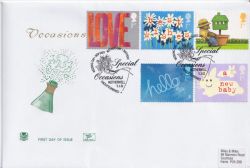 2002-03-05 Occasions Stamps Motherwell FDC (89237)