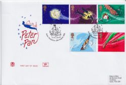 2002-08-20 Peter Pan Stamps Hook FDC (89246)