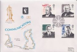 1995-09-05 Communications Stamps Flatholm Is FDC (89276)
