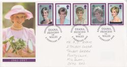 1998-02-03 Diana Stamps Kensington FDC (89315)