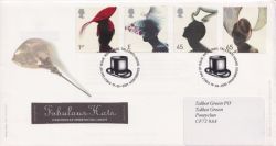 2001-06-19 Fabulous Hats Stamps T/House FDC (89323)