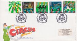 2002-04-09 Circus Stamps Clowne FDC (89330)