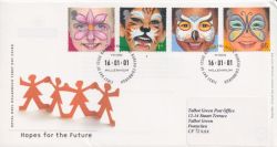 2001-01-16 Hopes for the Future Bureau FDC (89337)