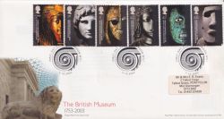 2003-10-07 British Museum Stamps London WC1 FDC (89370)