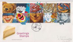 1991-03-26 Greetings Stamps Laugherton FDC (89408)