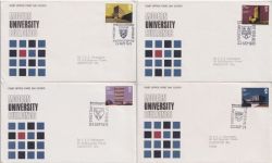 1971-09-22 University Buildings x4 Postmarks FDC (89422)