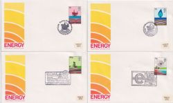 1978-01-25 Energy Stamps x4 Postmarks FDC (89431)