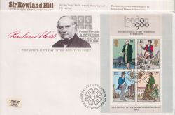 1979-10-24 Rowland Hill Stamps M/S London FDC (89537)