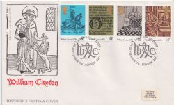 1976-09-29 Caxton Printing Stamps London SW1 FDC (89541)