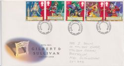 1992-07-21 Gilbert & Sullivan Stamps Cardiff FDC (89572)