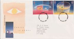 1991-04-23 Europe in Space Stamps Pontypridd FDC (89582)