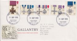 1990-09-11 Gallantry Stamps Pontypridd FDC (89589)