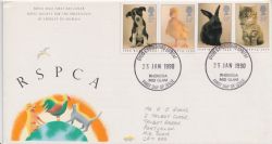 1990-01-23 RSPCA Stamps Rhondda FDC (89591)