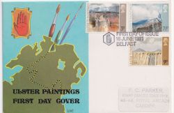 1971-06-16 Ulster Paintings Stamps Belfast FDC (89616)
