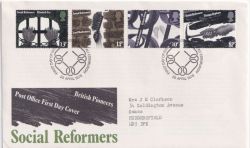 1976-04-28 Social Reformers Stamps Bureau FDC (89641)