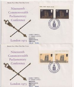 1973-09-12 Parliamentary Conference London SW1 FDC (89655)