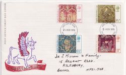 1976-11-24 Christmas Stamps Aylesbury FDC (89770)