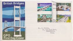 1968-04-29 British Bridges Stamps Bureau FDC (89799)