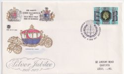 1977-05-11 Silver Jubilee Stamp Bath FDC (89837)
